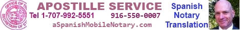 Apostille service, Spanish translation, Mobile Notary, Sergio Musetti http://Apostille.homestead.com 